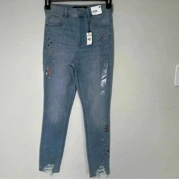 Express Ankle Legging High RIse‎ Jean Size 2R - Picture 1 of 11